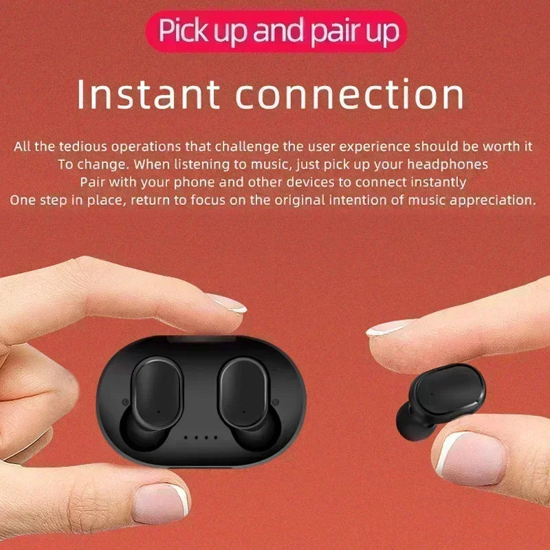 Wireless Earphone TWS Bluetooth Headset Hifi Music Headphone Noise