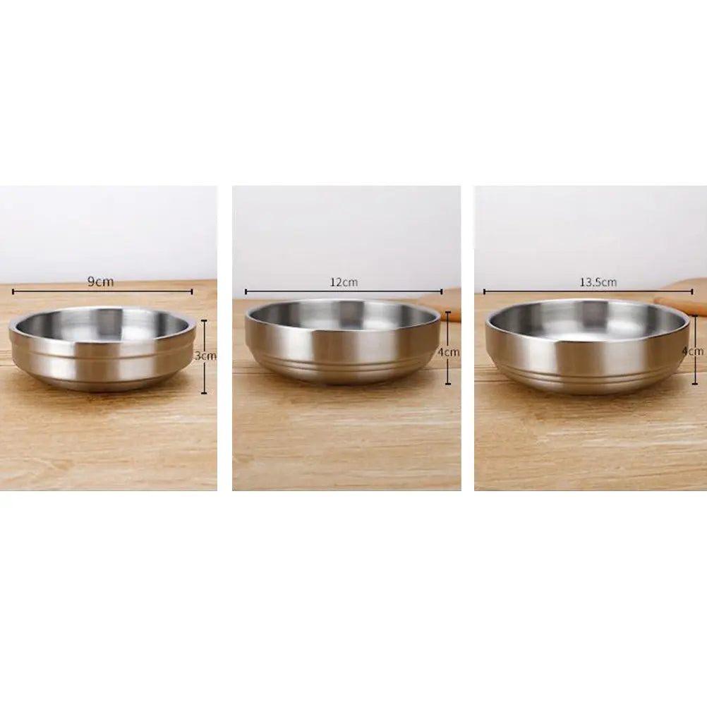 304 Stainless Steel Seasoning Dish Round Sauce Dipping Bowl Ketchup