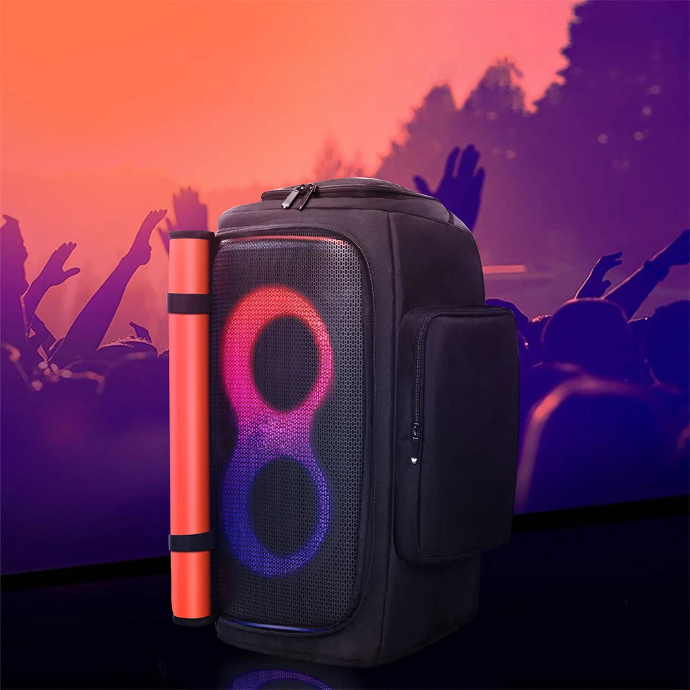 Party Speaker Dust Cover Mic Pocket Double-sided Storage Bag