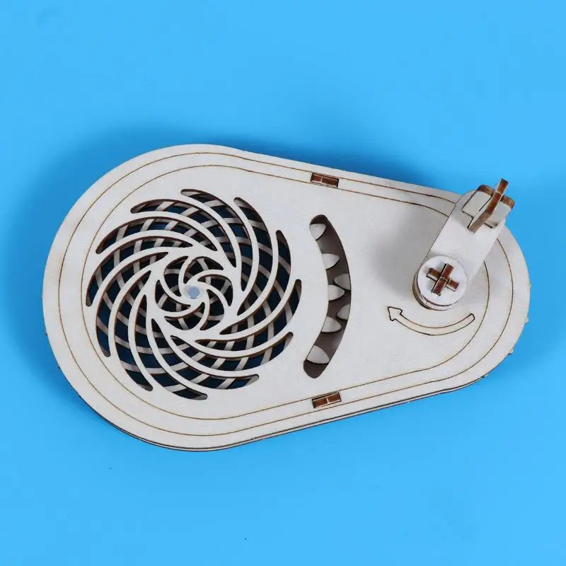 DIY Wooden Optical Illusion Spinner Kit – STEM Toy for Kids