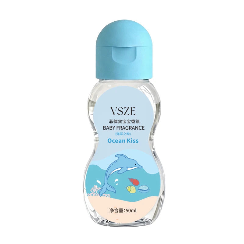 Baby Friendly Plant Extract Soft Scent Perfume Fresh Light Fragrance Natural Skin Calming Aroma Kids Home Daily Use 50ml Zpaxo Ocean Kiss