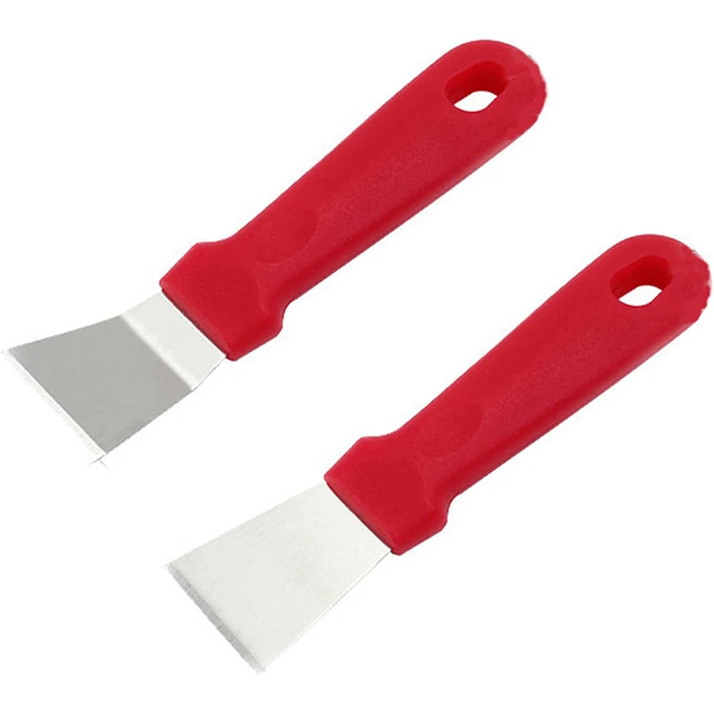 2Pcs Stainless Steel Ice Remover Tool Refrigerator Freezer Defrosting Shovel Multi-Functional Kitchen Cleaning Shovel Scraper Zpaxo