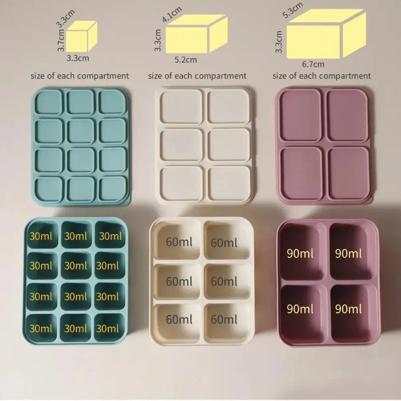 12-Grid Silicone Ice Cube Tray – Easy Release & BPA-Free Silicone Ice Tray Zpaxo