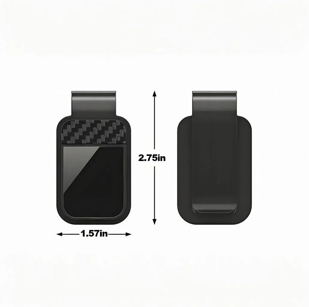 Car Sun Visor Sunglasses Clip & Card Holder – ABS Storage Visor Glasses Clip Zpaxo