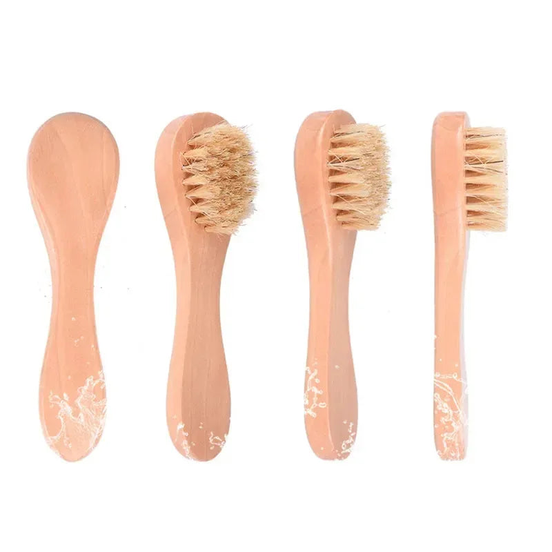 Natural Bristle Wood Body Brush – Dry Brushing & Exfoliating