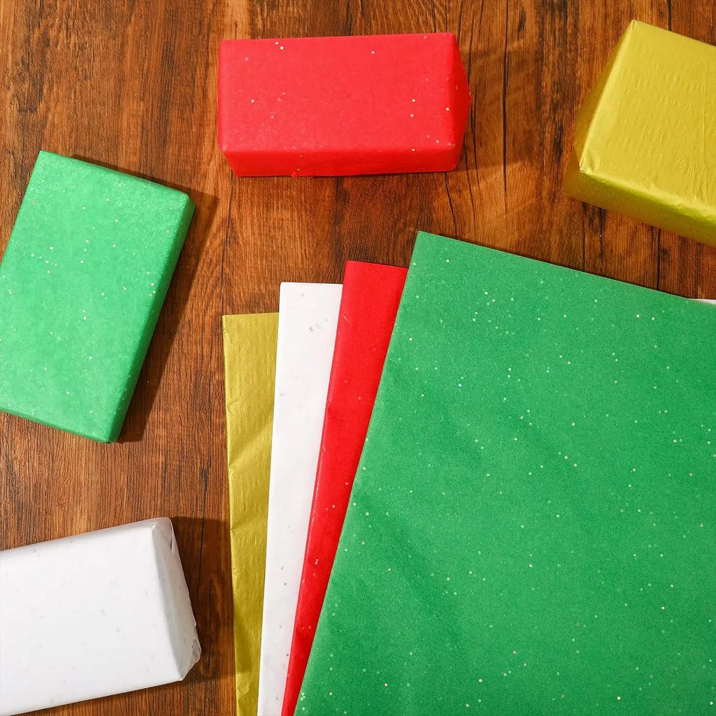 Christmas Wrapping Paper Set – 20 or 36 Sheets | DIY Gift Wrap