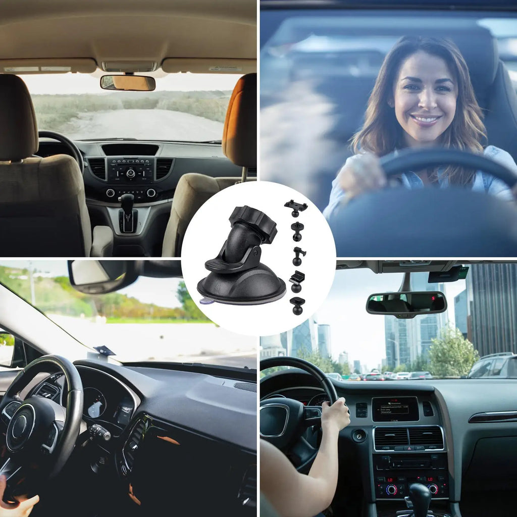 Car Camera Mount Rotatable Bracket Suction Cup Dash Cam Replacement