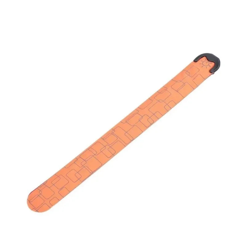 USB Rechargeable Arm Strap Wearable Luminous Wrist Visibility Zpaxo China Mainland Orange
