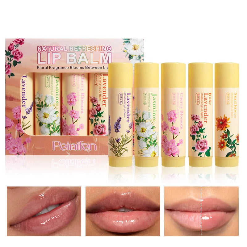 5-piece Lipstick Moisturizing Waterproof Durable Luster Autumn Winter