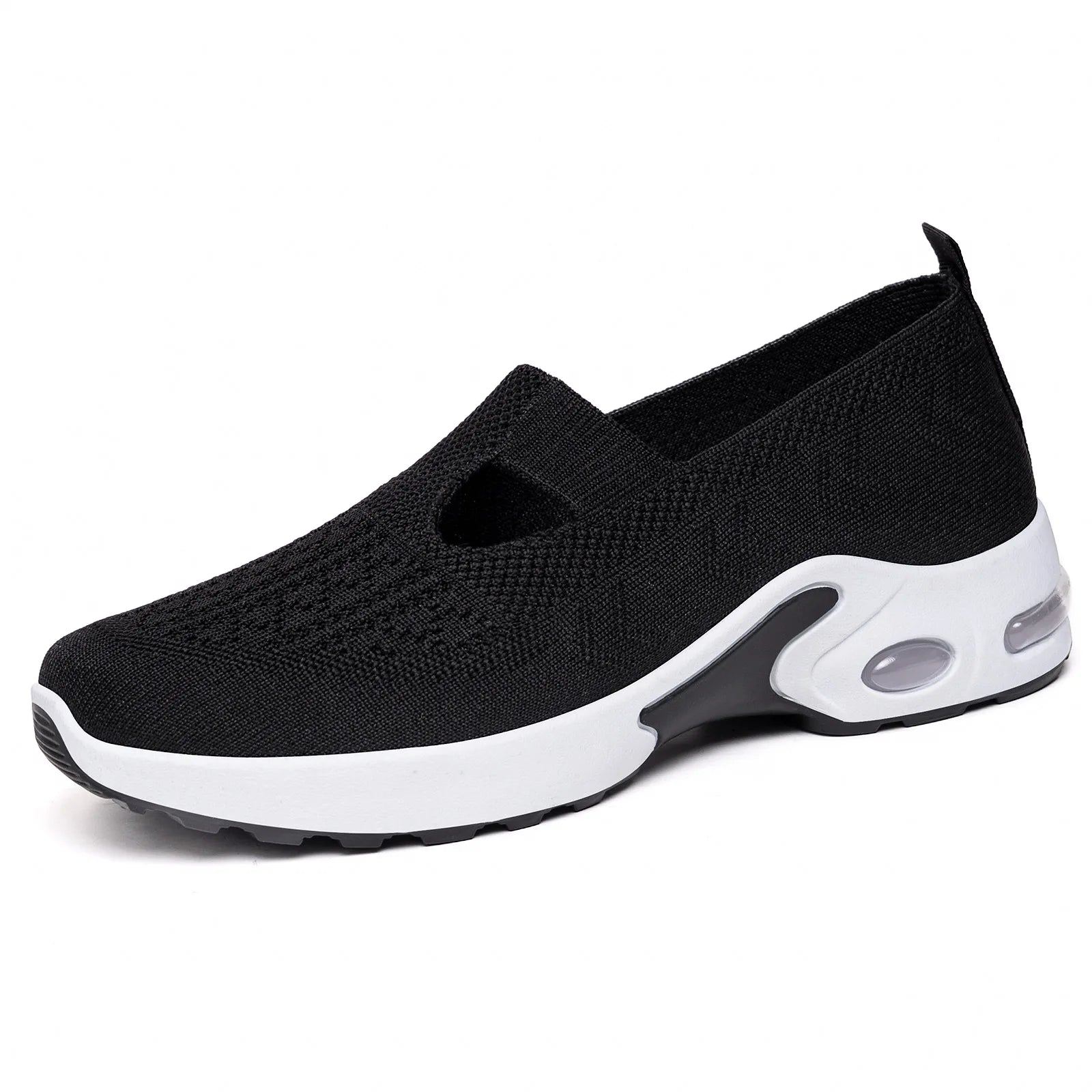 Women's 2026 Spring Versatile Casual Shoes One Step Breathable Soft Zpaxo 41 black
