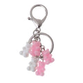 Cute Colorful Gift For Women Charm Multicolor Gummy Jewelry Fashion Accessories Key Chain Key Ring Zpaxo D