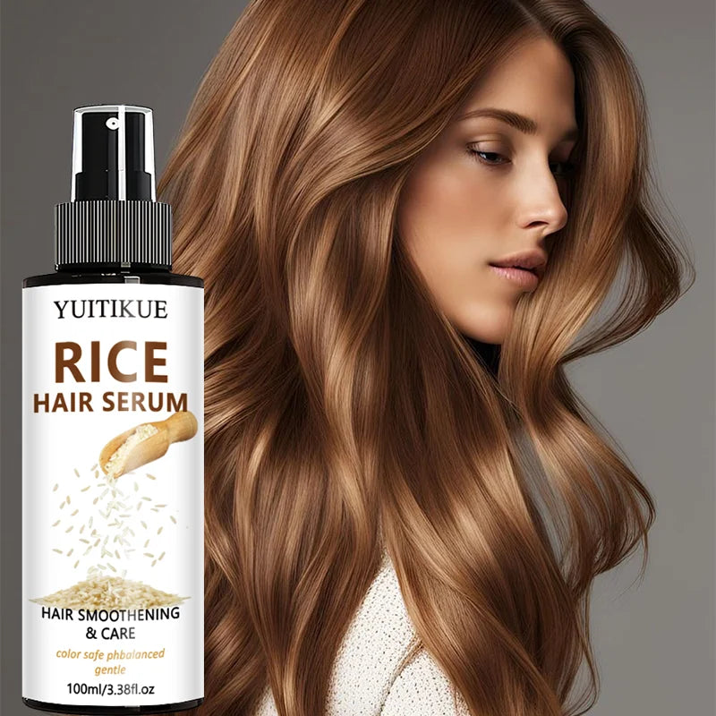 YUITIKUE Rice Water Hair Serum Spray – Shine & Strengthen Hair Serum Spray Zpaxo