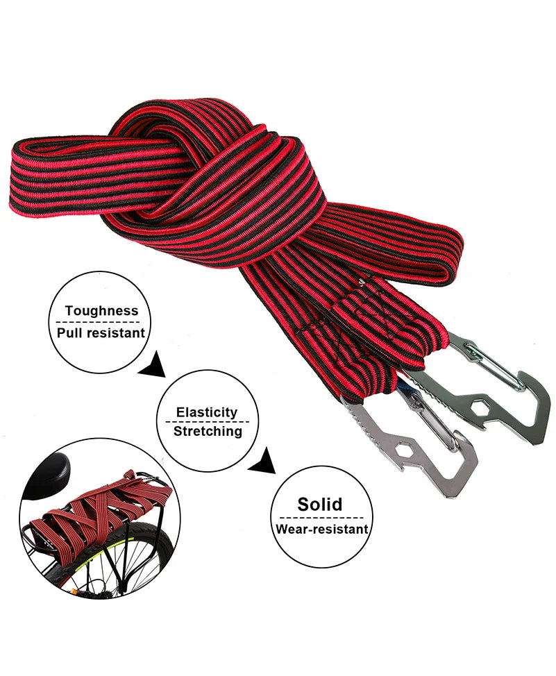 Heavy-Duty Bungee Cords with Metal Hooks – 2m 3m 4m