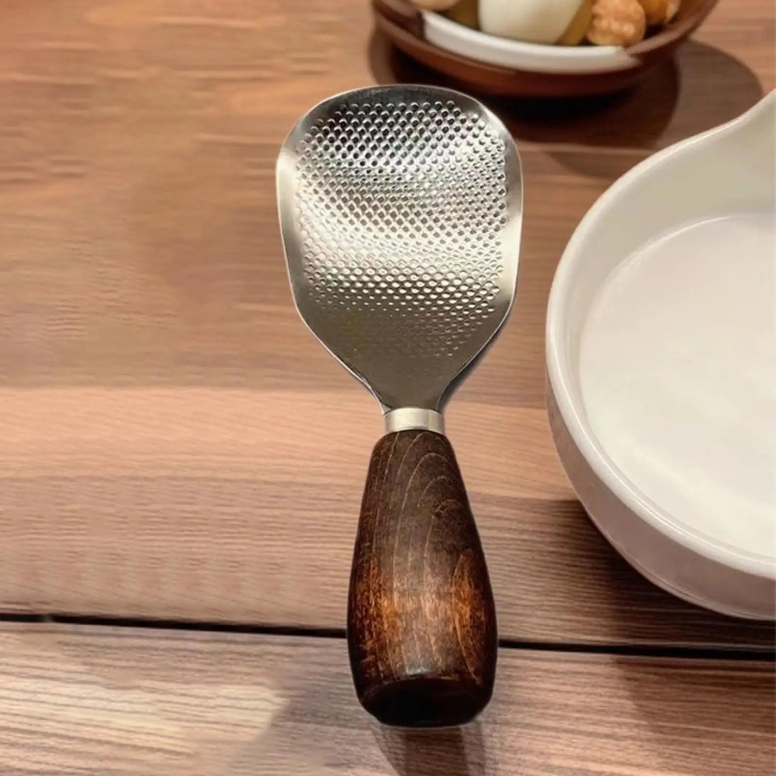 Rice Paddle Stainless Steel Scoop Standing Kitchen Tools Spoon Heat