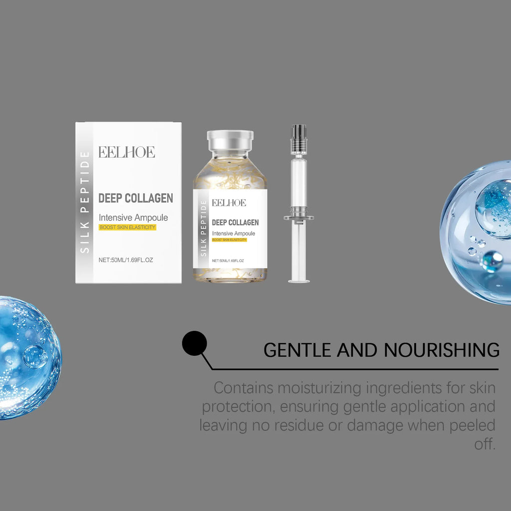 Deep Collagen Silk Peptide Niacinamide Serum Facial Serum Brightening Serum Moisturizer Refining Facial Contour Gentle Radiance Zpaxo