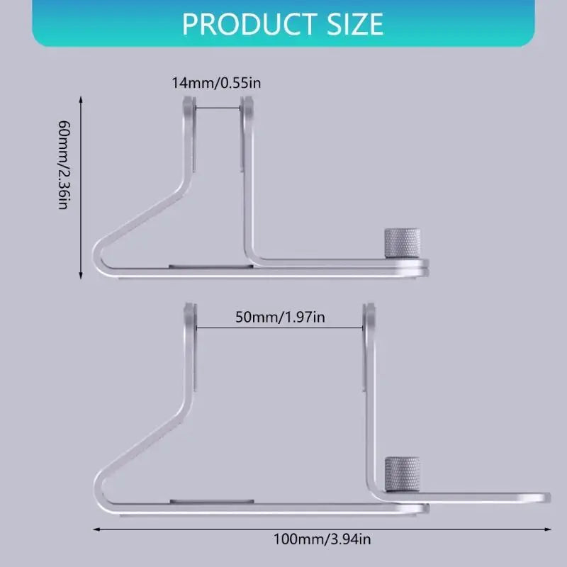 652F Vertical Laptop Stand Desktop Holder Adjustable Dock Space Saving Zpaxo