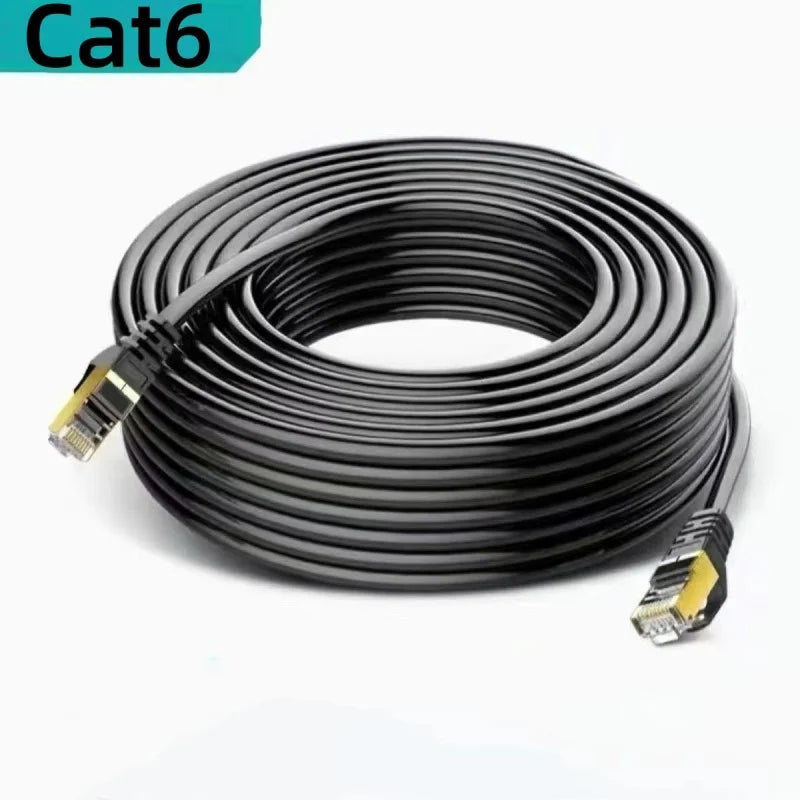 10m Ethernet Cable Cat6 Gigabit Speed 1000Mbps Internet RJ45 Shielded