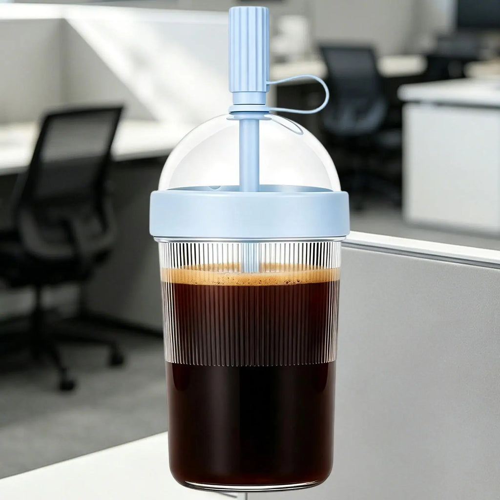 Coffee Cups Lids Reusable Drinkware Lid Straw Cold Drink Tumbler