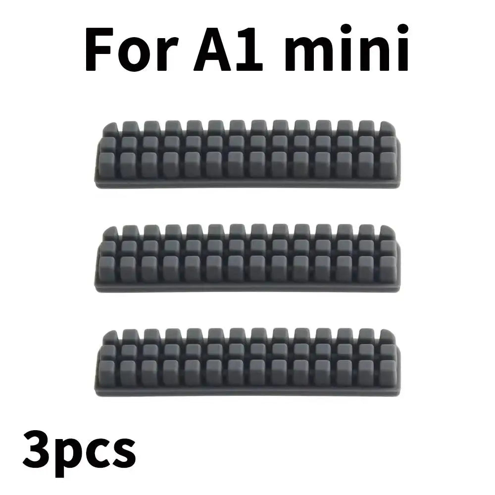 For Bambu Lab A1 Mini Nozzle Wiper Nozzle Brush Silicone Brush Hotbed Mounted For Bambu Lab 3D Printers Lab A1 Mini Accessories Zpaxo 3pcs-for A1 mini