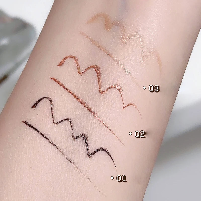 Black Liquid Eyeliner Pen Lasting Waterproof Sweatproof Eyeliner Lying Silkworm Pen Big Eyes Makeup Women Cosmetics Beauty Tools Zpaxo