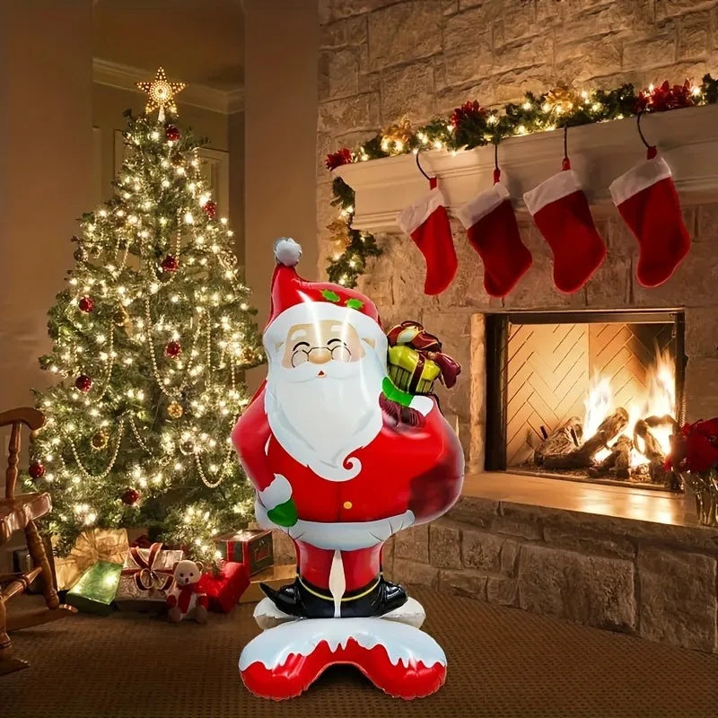 Large Standing Star Christmas Tree Foil Balloon Indoor Outdoor Party