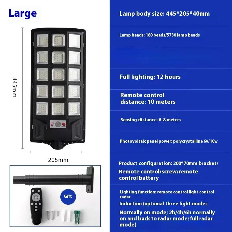 Solar Powerful Lights Motion Sensor Outdoor Sunlight Waterproof Zpaxo