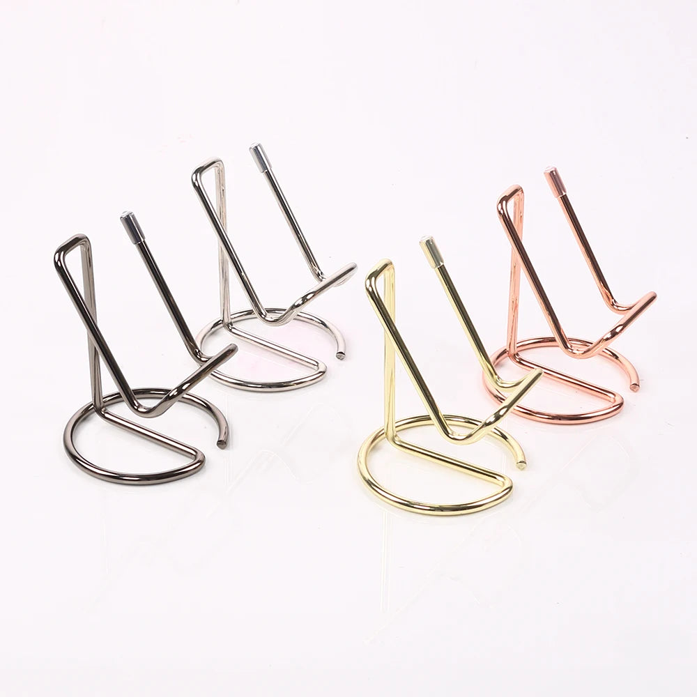 Desktop Phone Holder Simple Metal Business Card Holder Stand Office Desktop Business Name Card Display Organizer Zpaxo
