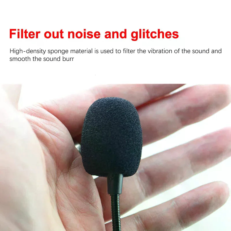 Microphone Windscreen Sponge Cover Headset Mic Foam Protective Cap Zpaxo