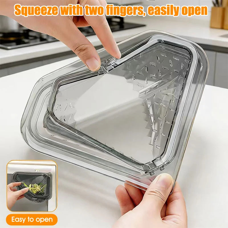 Separate Anti-leak Sink Triangle Basket Suction Cup Fruit Vegetable