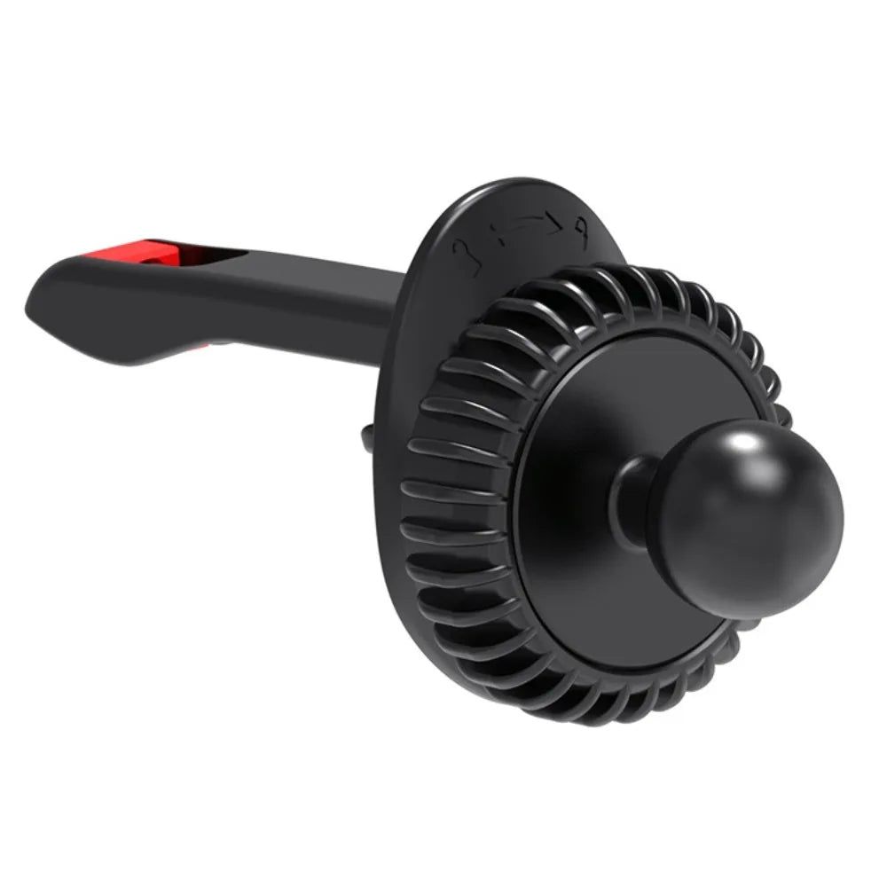 Rotundity Car Phone Holder Black Plastic Car Air Outlet Holder Clip Hidden Barb Style 17mm Ball Head Base Zpaxo