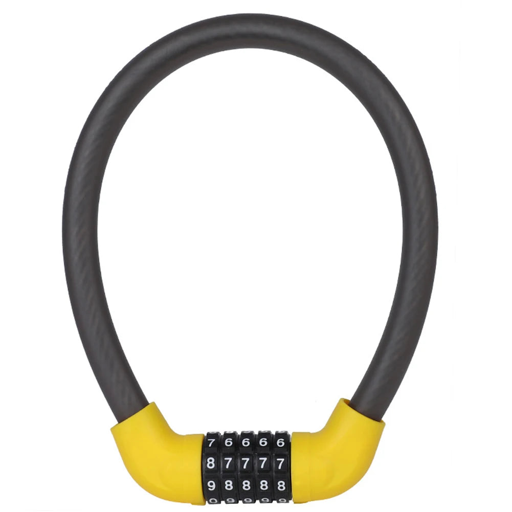 Universal MTB Scooter Combination Lock Motorcycle Anti-theft Steel