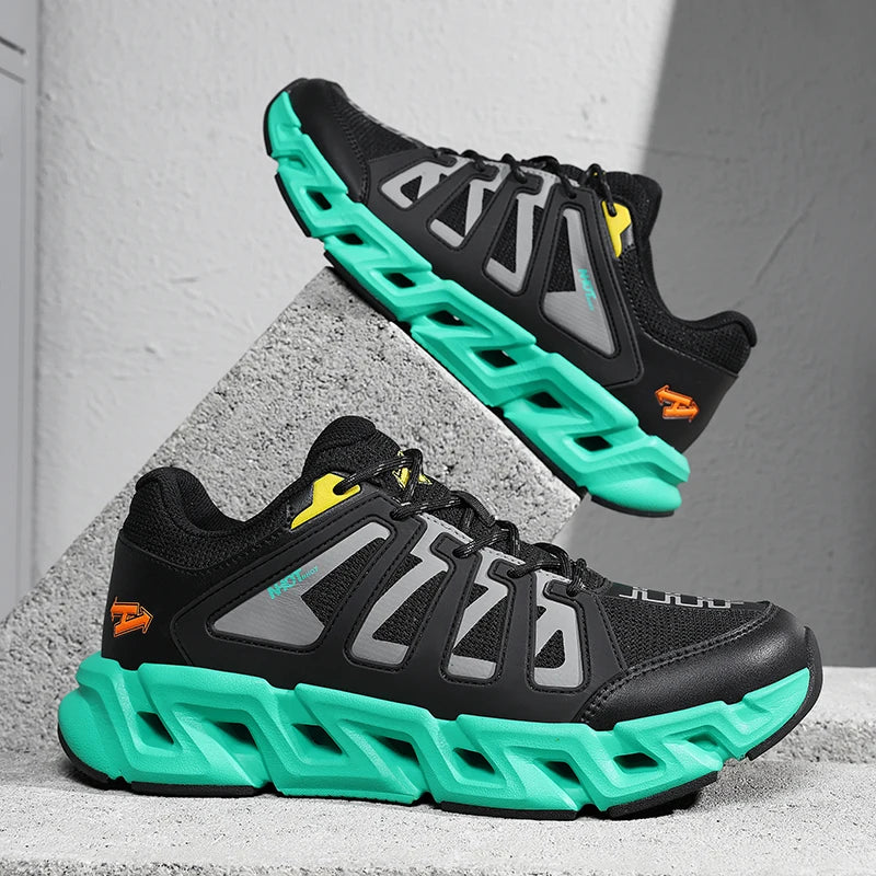 Men's Casual Sneakers Luxury Trainer Shoes Breathable Race Running