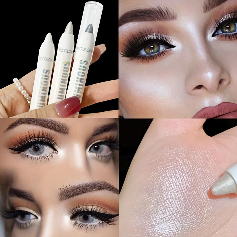 Long-lasting Glitter Eyeshadow Highlighter Pencil Eye Makeup Zpaxo