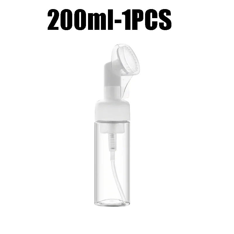Foaming Gel Dispenser Refillable Press Pump Facial Cleanser Hair Wash Zpaxo 200ml-1PC