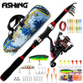 Carbon Telescopic Spinning Rod & Reel Combo – Full Fishing Set