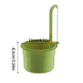 Self Cleaning Kitchen Sink Strainer Basket Press Automatic Dumping Waste Catcher Faucet Hanging Draining Basket Trash Filter Zpaxo Yellow