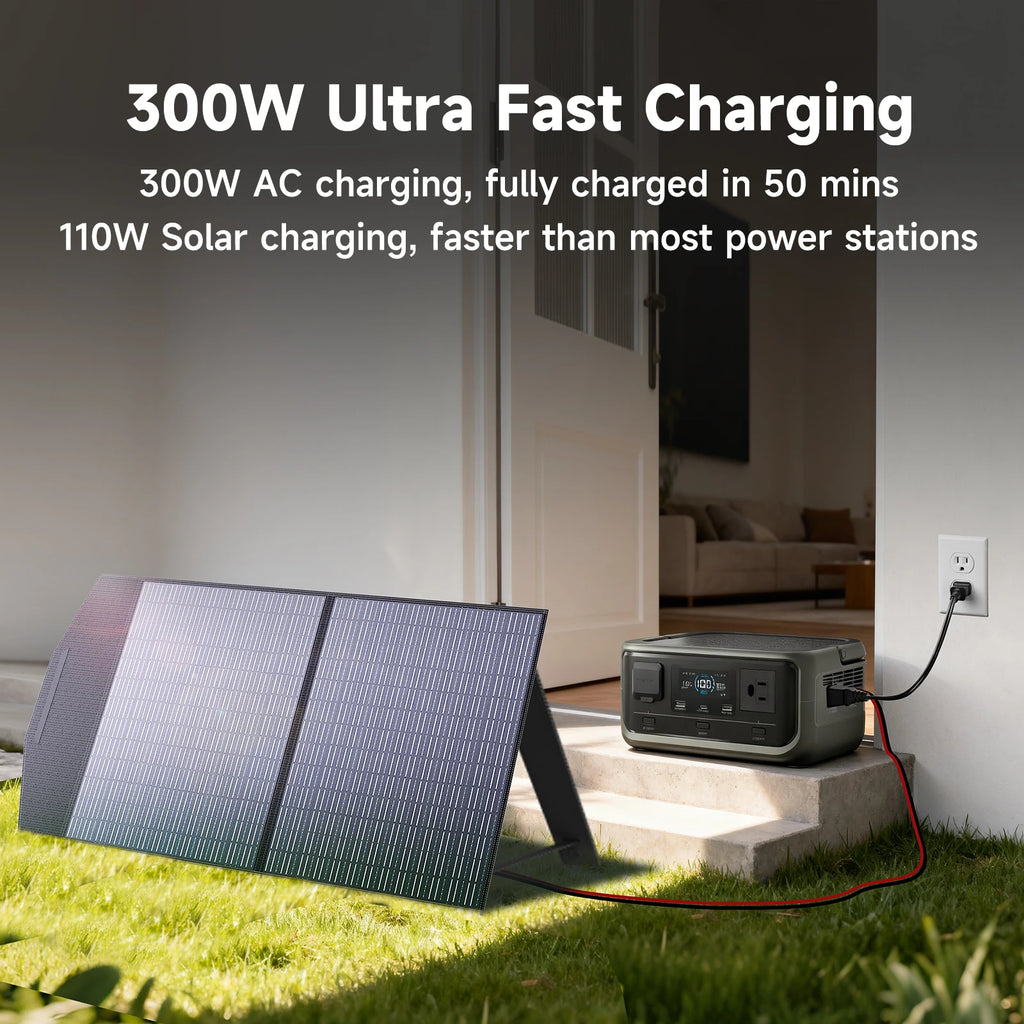 ALLPOWERS VOLIX P300 256Wh Portable Power Station 300W Peak 600W AC Zpaxo