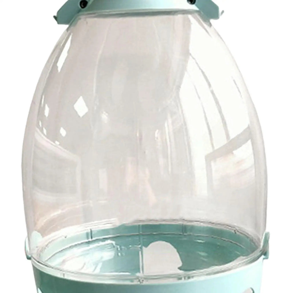 Pigeon Water Dispenser Automatic Feeder Water Container with Handle Bird Feeding Drinker for Dove Duck Bird Cage Accessories Zpaxo