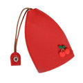 Pig Cartoon Strawberry Eggs PU Leather Rainbow Cherry Key Wallets Zpaxo K