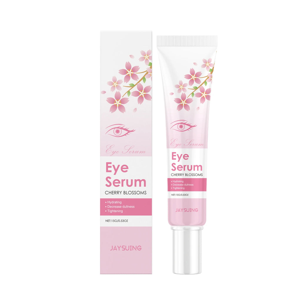 JAYSUING Sakura Eye Serum – Dark Circles & Wrinkle Cream Eye Serum Cream Zpaxo 15g Boxed