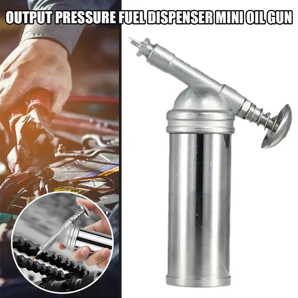 80cc Mini Handheld Grease Gun 1000PSI Pressure Oiler Manual Zpaxo