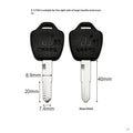 2-Pack Electric Bike Key Blanks – Copper, Anti-Corrosion | Yadea