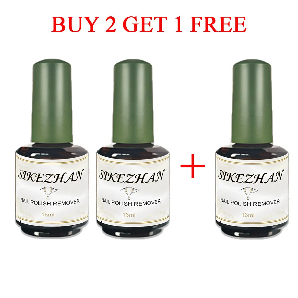 A Portable Home Nail Care Set with Gentle and Quick Removal of Nail Polish Remover and Tool That Does Not Harm The Nails Zpaxo 3pc