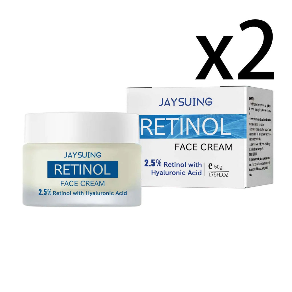 Jaysuing Retinol Firming Face Cream – Anti-Aging 50g Retinol Face Cream Zpaxo 2x50g