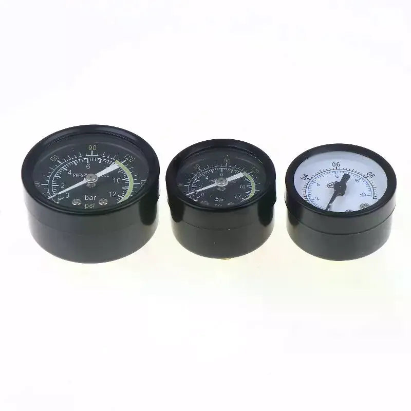 1Pcs 0-25Bar 0-10Bar 0-12Bar Hydraulic Fluid Measuring Instrument Air Compressor Pressure Gauge DIY Accessories Zpaxo