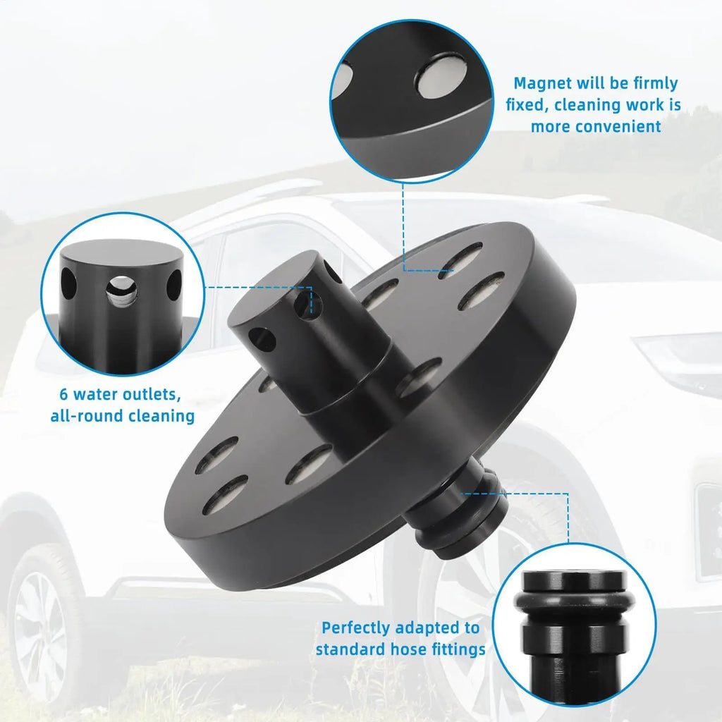 Undercarriage Cleaner Wheel Arch Flusher Quick Connect Vehicle Chassis Wash Kit for Car SUV Road Pressure Washer Garden Hose Zpaxo