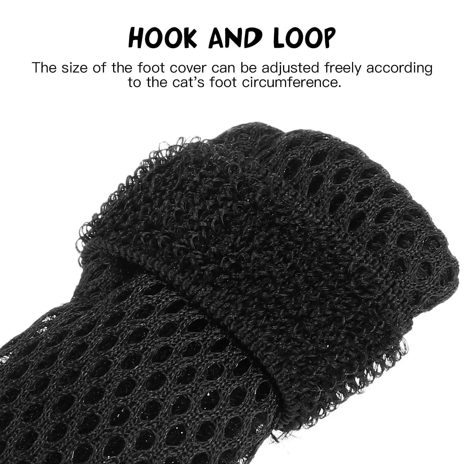 Cat Shoes Protective Adjustable Paw Covers Anti-scratch Claw Caps