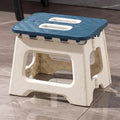 Portable Folding Stool Handles Non-slip Surface Designed Be Compact