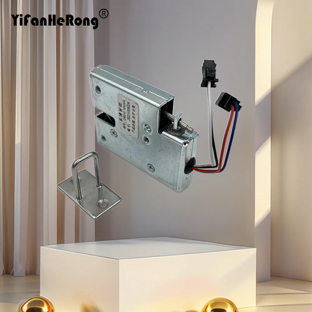 12V Electronic Lock Catch 2.5A Door Gate Release Assembly Solenoid Access Control Long Service Life Intelligent Electronic Lock Zpaxo Default Title