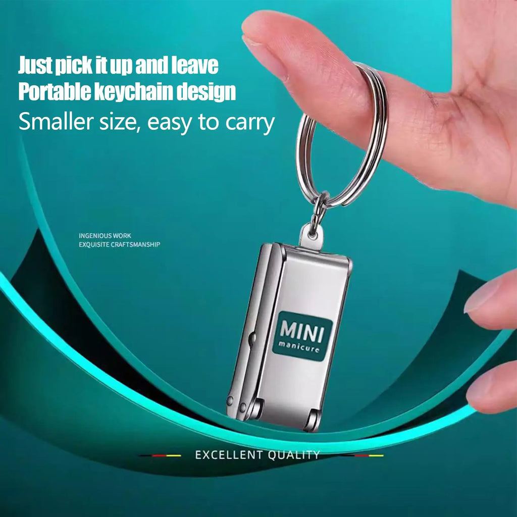 Mini Nail Clippers Stainless Steel Folding Manicure Tool Kids Adults